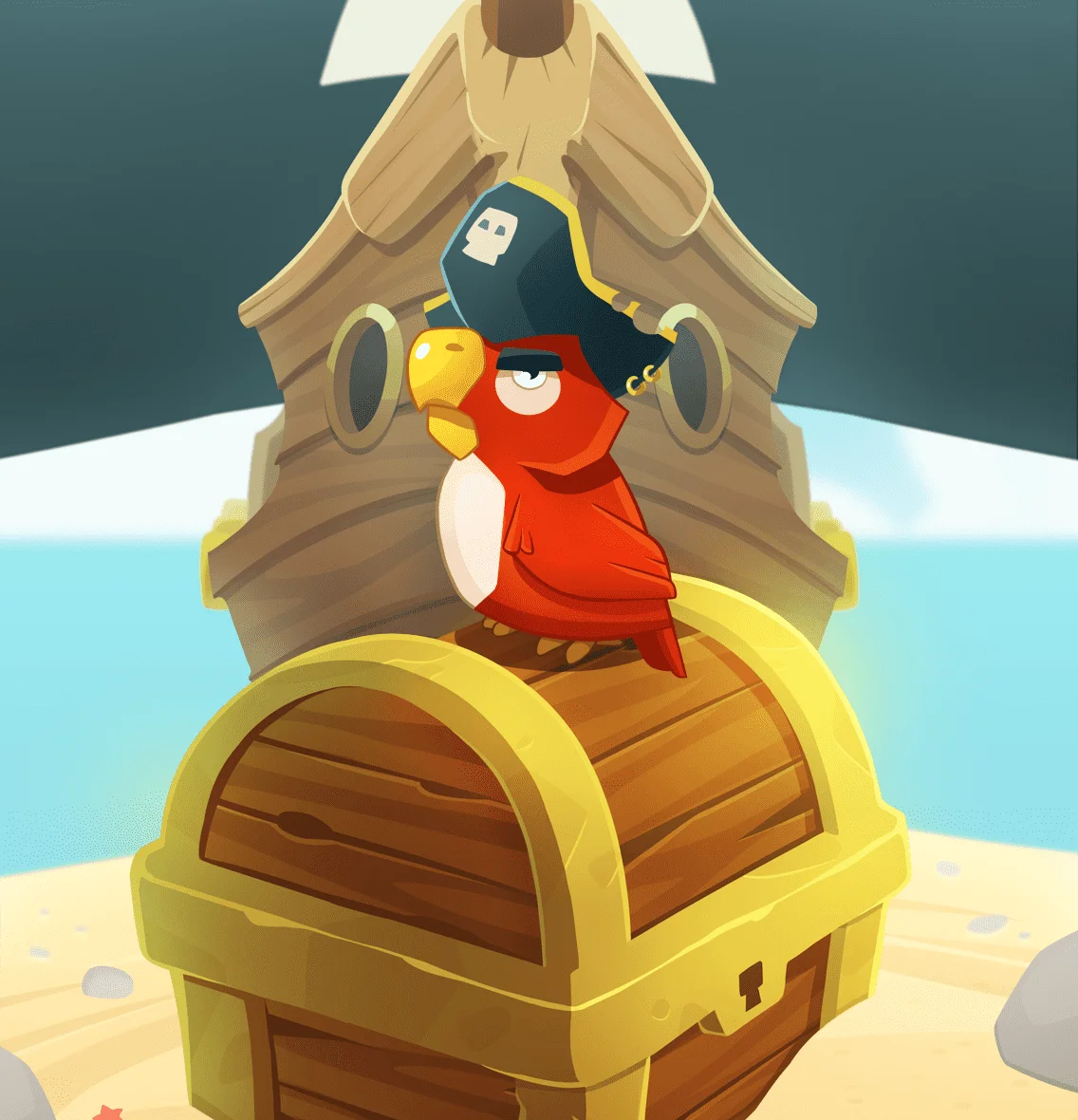 приложение головоломка на пиратскую тематику