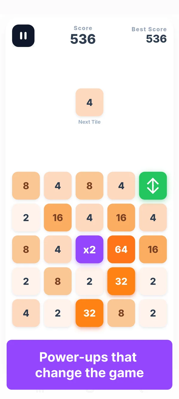 Pair Fall: Number Merge screenshot 2