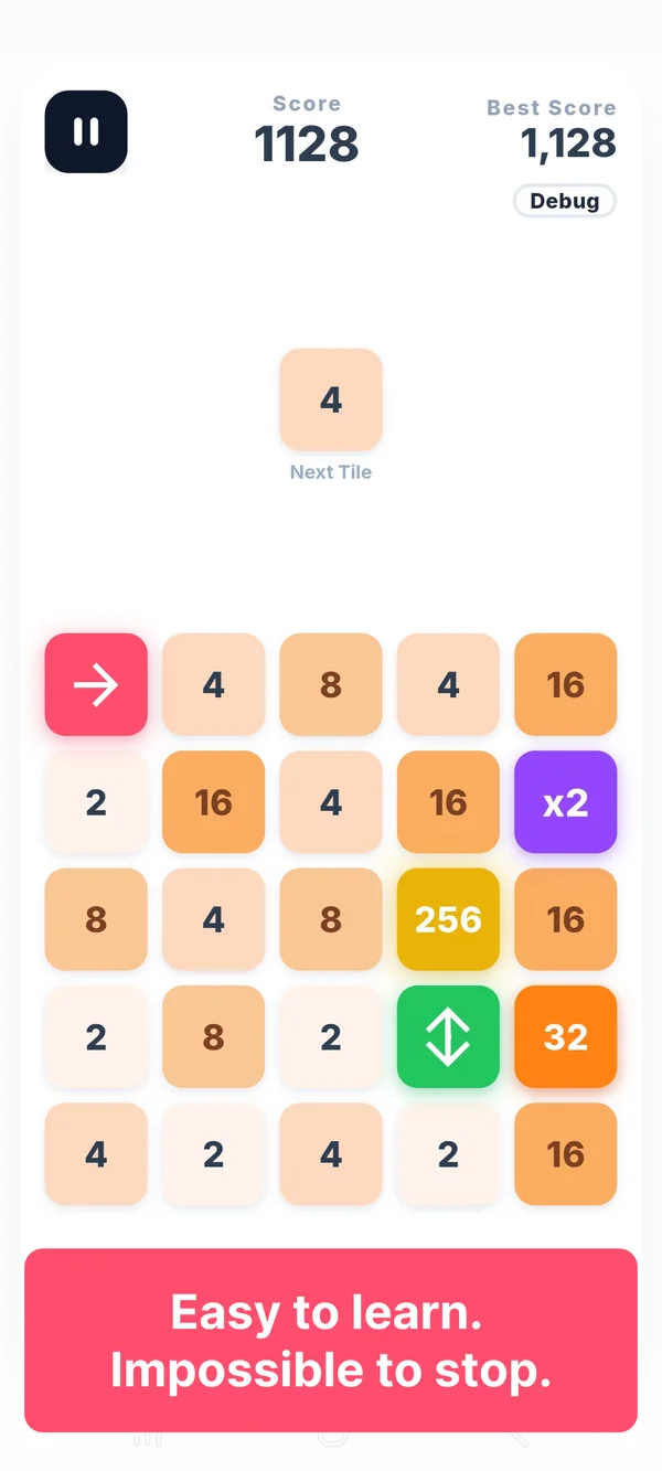 Pair Fall: Number Merge screenshot 4