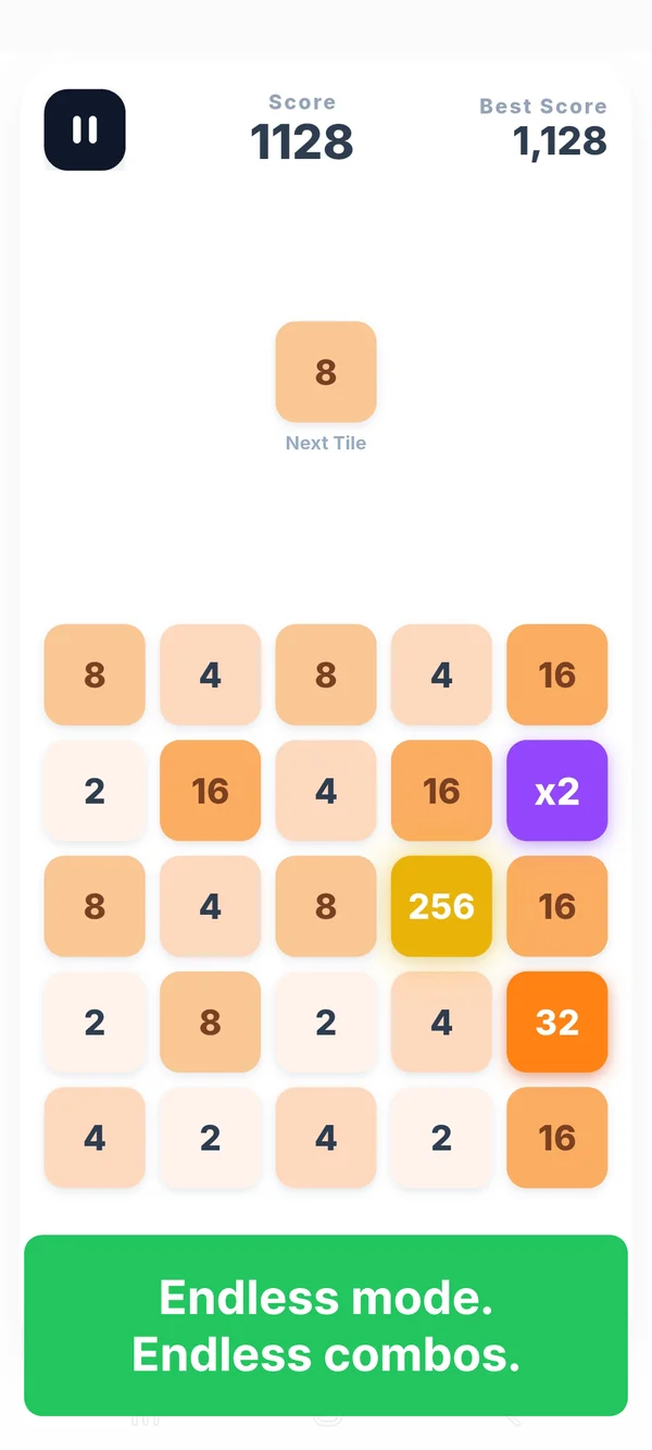 Pair Fall: Number Merge screenshot 3