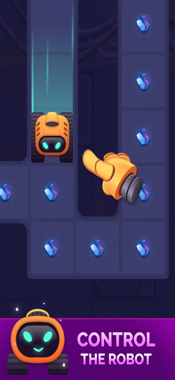 Swipe Robot: Logic Puzzle Game screenshot 1