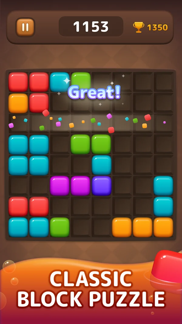 Toffee Blocks: Block Puzzle screenshot 1